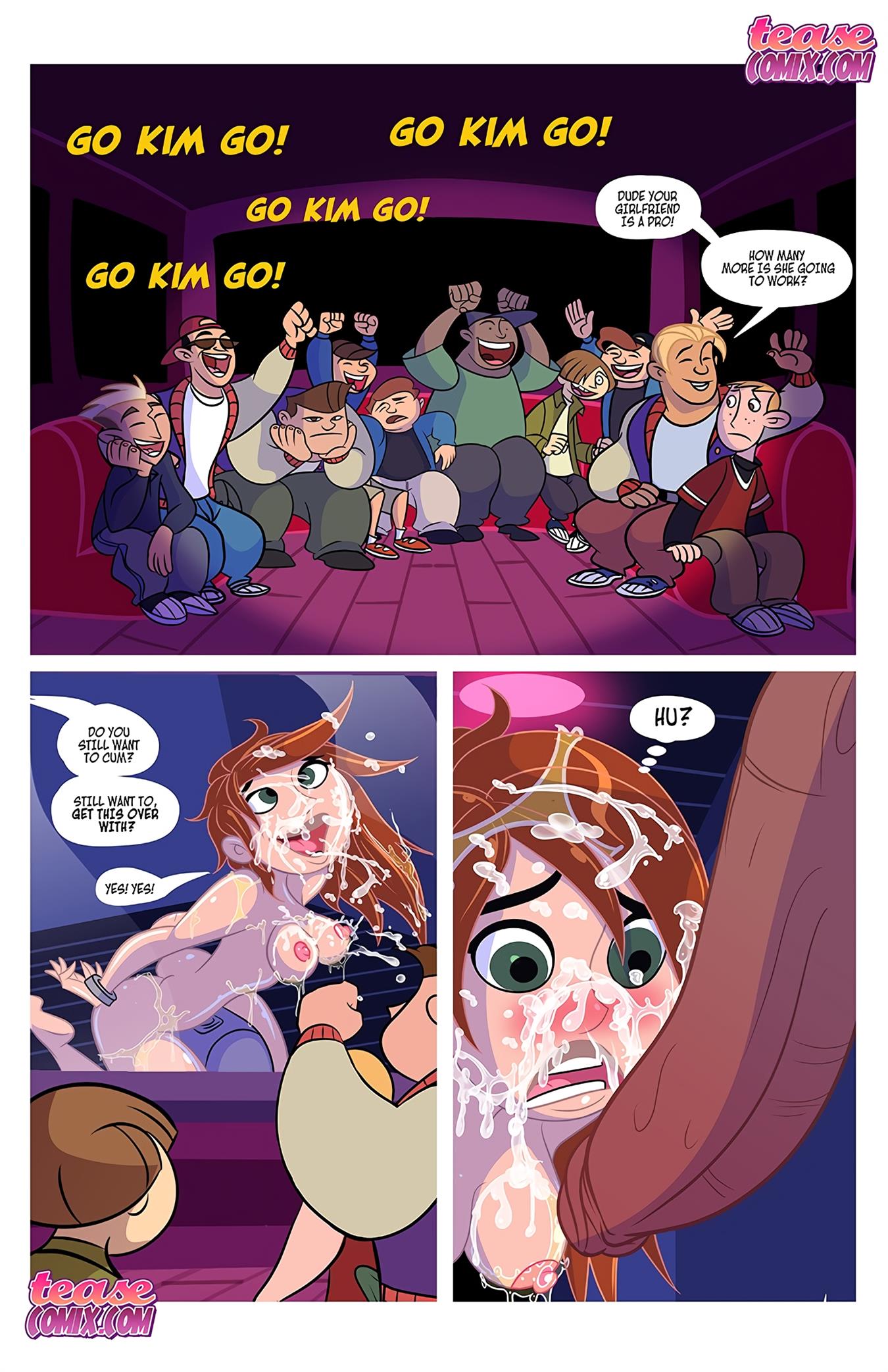 Cheer Fight (Kim Possible) [Tease Comix]