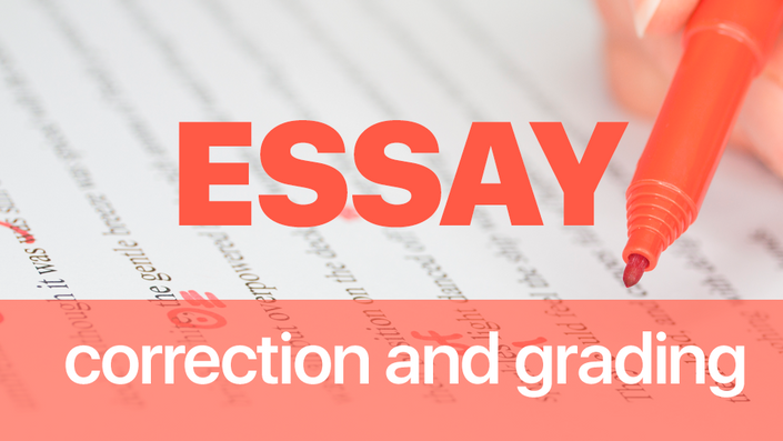 English essay corrections