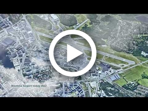 Vår framtidsvision för Bromma flygplats och den nya stadsdelen Bromma Park 2038.