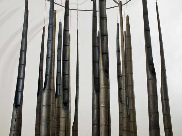 Bamboo sculptures, 2010