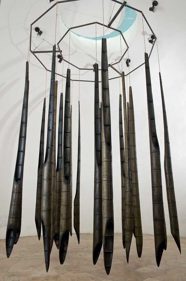 Bamboo sculptures, 2010