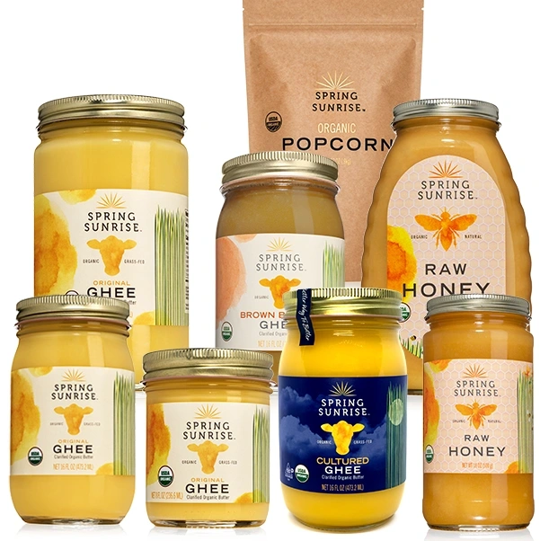 Grass-Fed Ghee, Organic Honey & More – Spring Sunrise Natural Foods