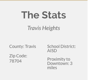 Travis Heights