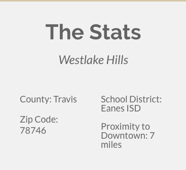 Westlake Hills