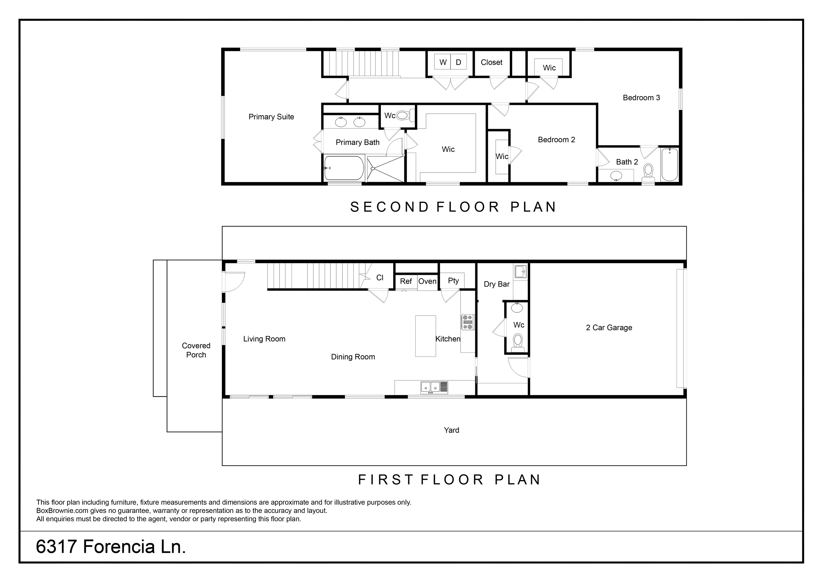 6317 Florencia Ln. Floor Plan