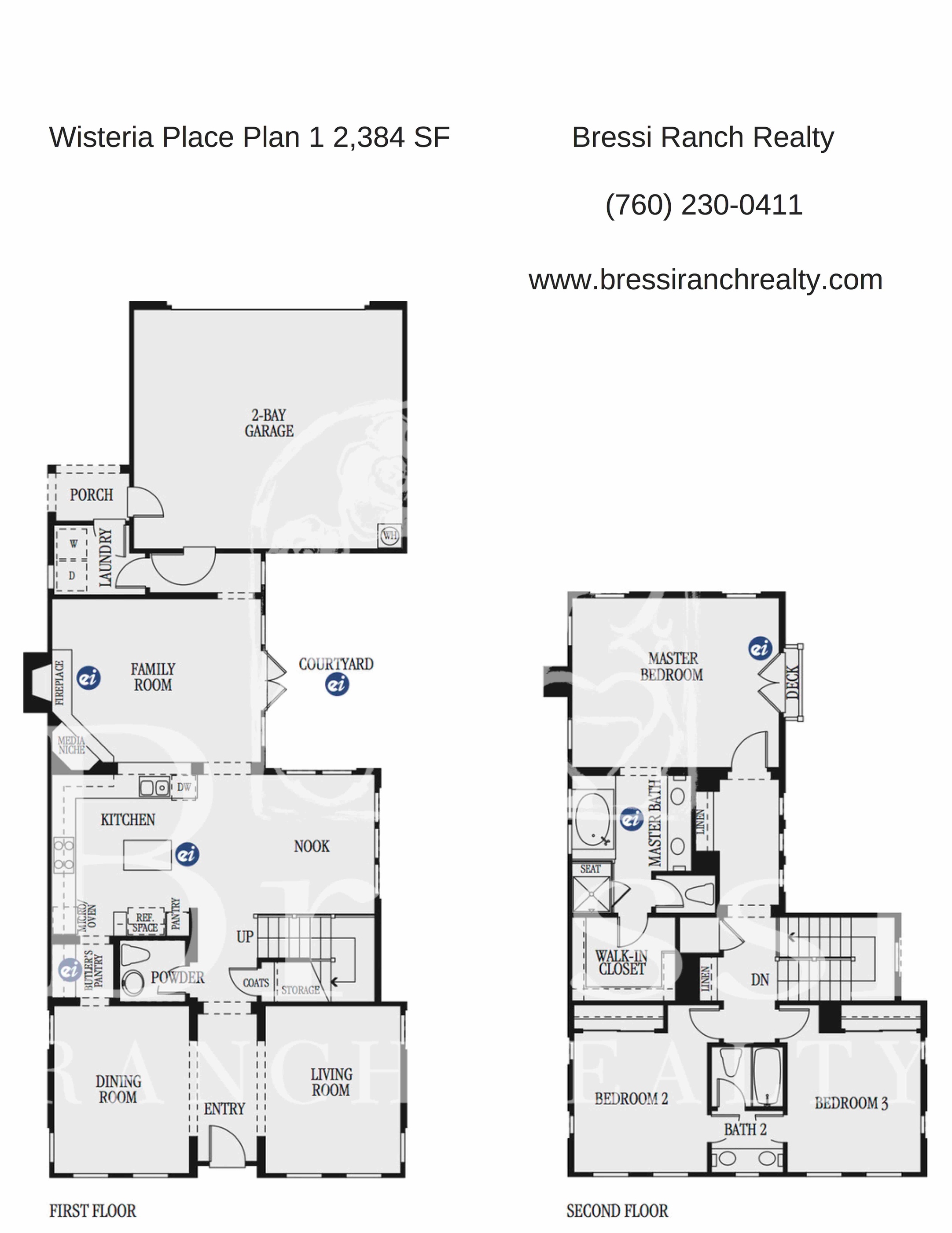 Wisteria Place Plan 1 2721 Paradise Road