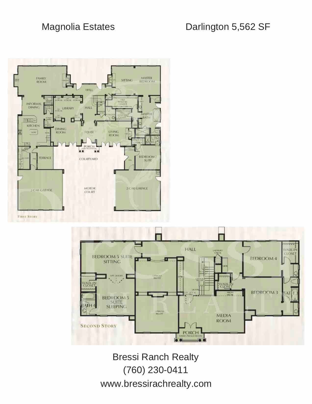 Magnolia Estates Darlington Floor Plan Bressi Ranch