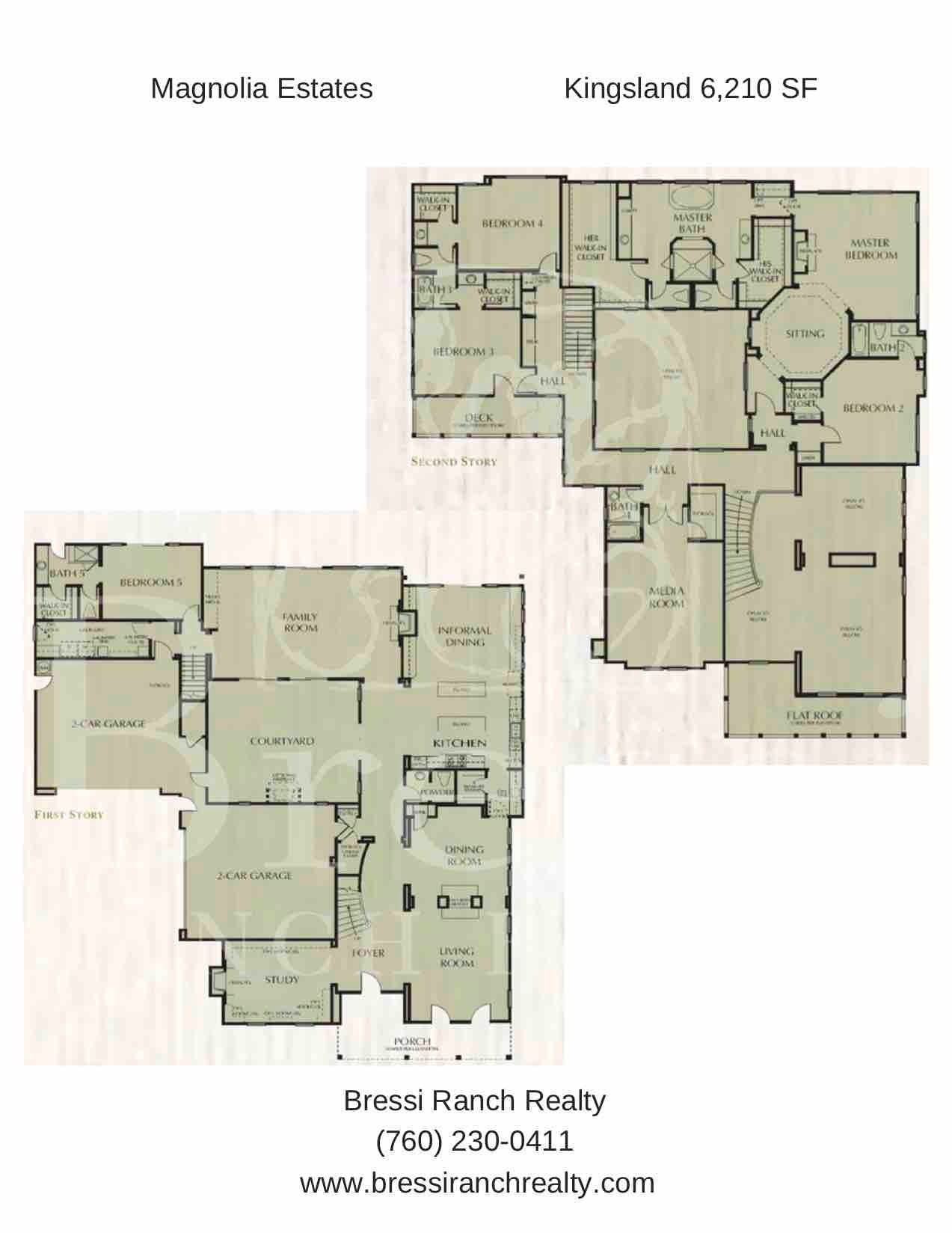 Magnolia Estates Kingsland Floor Plan Bressi Ranch