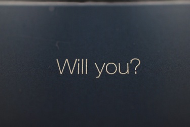 engraved proposal