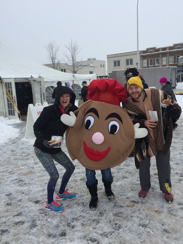 February 10, 2018 -  5K Pączki Run in Hamtramck, Michigan.