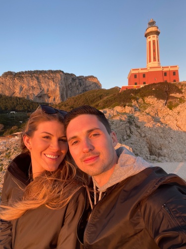 Anacapri, Italy our engagement trip 