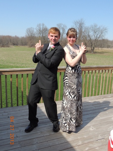 Prom during Senior Year, 2013.