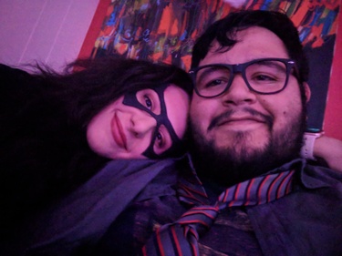 Halloween 2018 - Batwoman and Clark Kent