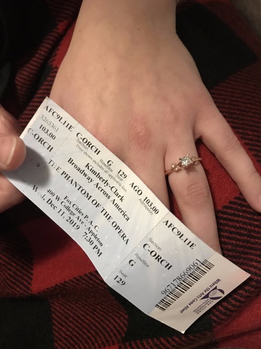 The night Sean proposed.