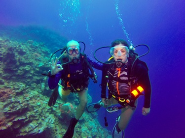 Ian's first time diving in Grand Cayman