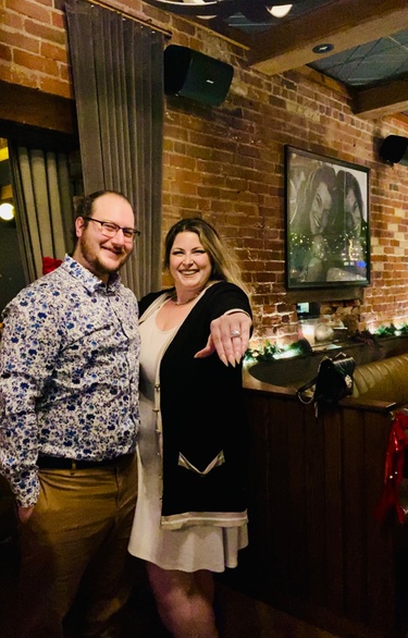 Our engagement night!