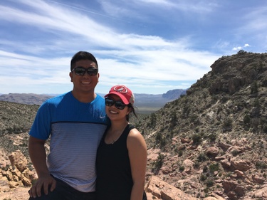Dry desert hiking
