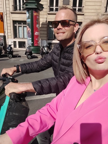 Scooter ride in Paris