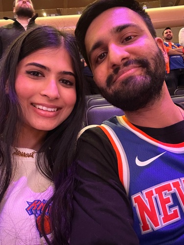 Our first NY Knicks game together