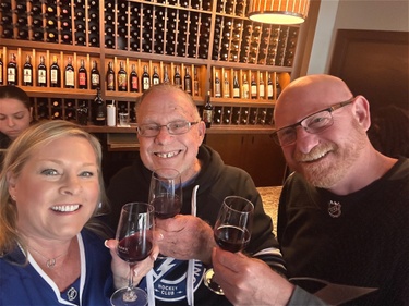 Coopershawk with Dad  - 2024