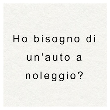 Assolutamente sì, perché in Sicilia non esistono trasporti pubblici come treni o autobus. Per soggiorni più brevi, consigliamo di unirsi ad altri gruppi.
