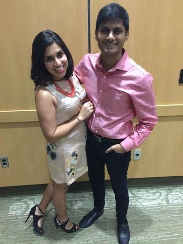 Pretty in pink at a med school benefit