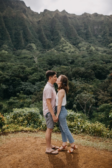 Engagement photo shoot in 2020.