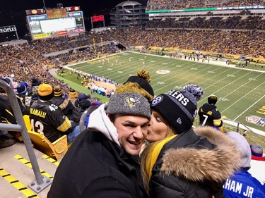 Jenn’s 1st Steelers game!