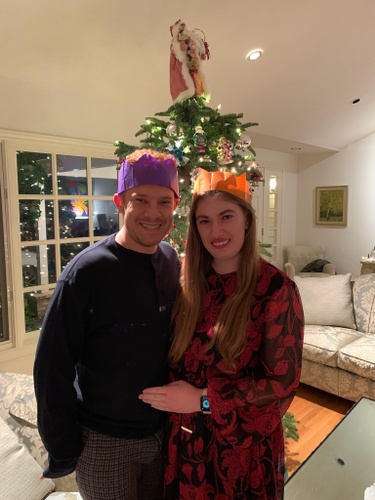 12/25/2021. Tarzana,  California. Christmas dinner 2021.