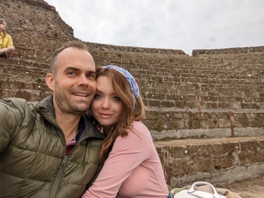 Happy in Pompeii