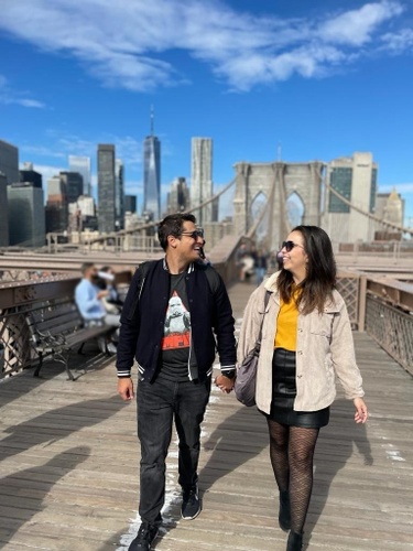 First time in US together - New York - Oct' 22