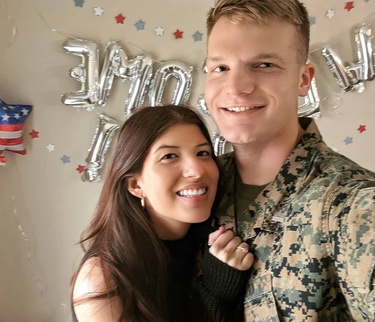 Reunited after 6 months of deployment!