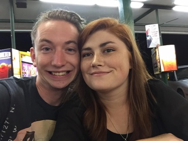 c. 2015 Extreme smiles for a fun date.
