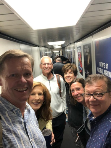 Now boarding! Here come the DeArment’s and their friends the Murphy’s and Hammond’s!