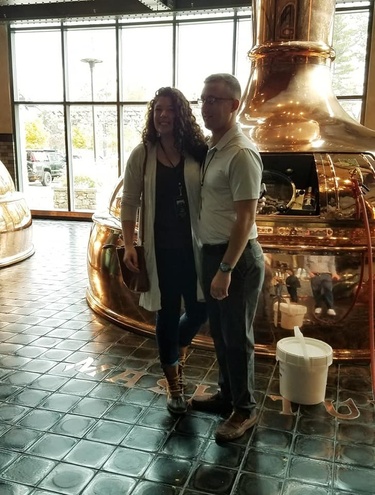 Brewery tour at Sierra Nevada before Jared sister's wedding