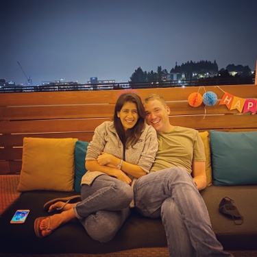 Surprise Birthday Party on the roof