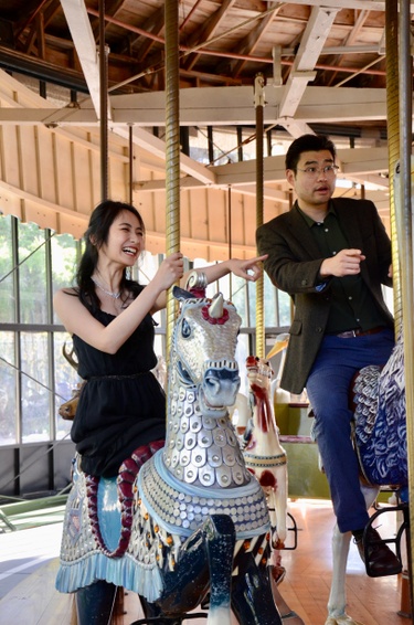 Horse is Stephanie’s favorite animal. We had a horse-back riding for one of our dates in Monterey. On the way back, we were discussing to adopt a horse, what a fun date!