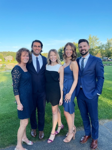 Family wedding with Terra's mom (Deanne) and sister (Autumn) and her sister's partner (Michael)