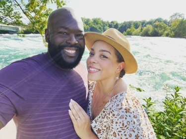 8.28.22 - Proposal! Gregory proposed at one of our special spots along the Niagara Falls rapids.