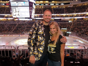 Our first, of many, pens game!