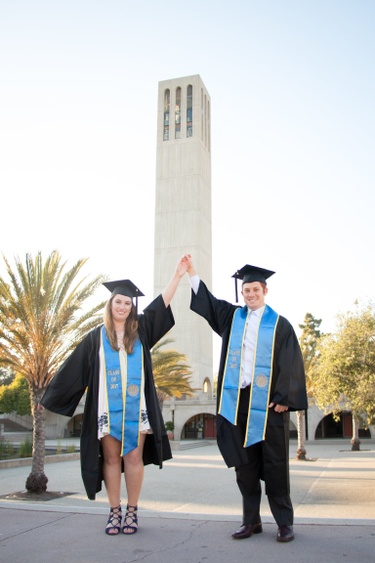 05/24/2017. Santa Barbara, California. Celebrating our graduation together from UC Santa Barbara.