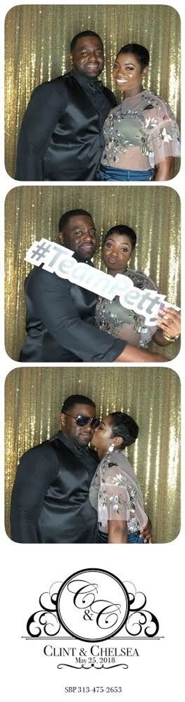 Wedding guest photo booth 