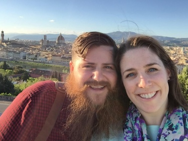 2016 - Trip to Italy. It was here in Florence that we decided to move in together (with Chade!)