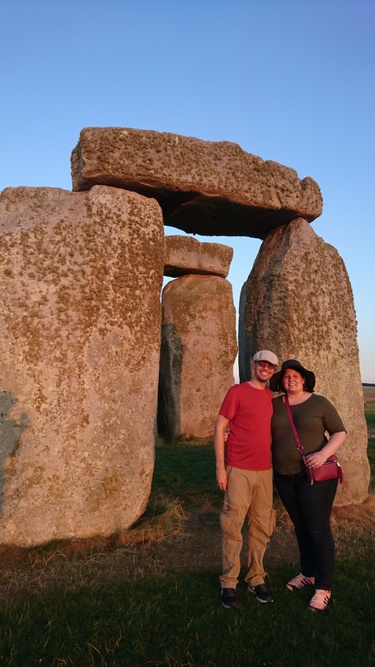 Stonehenge on our trip to England in the summer of 2018.