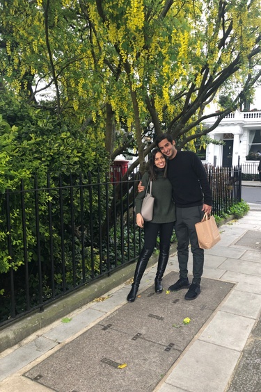 The stars aligned for the lovebirds to move to London in 2018 - Ali chasing Alejandra or the other way around?