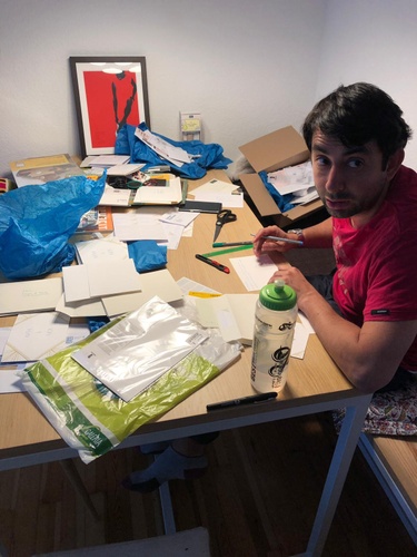 Nick bei der Arbeit...