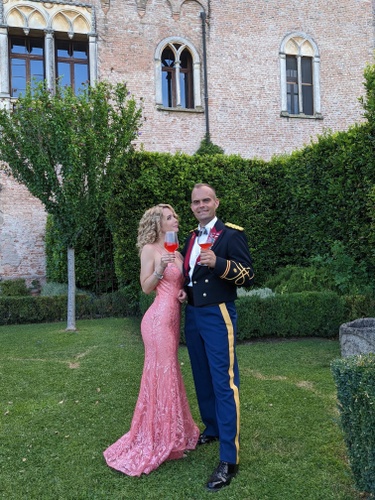 Our outfits for the battalion ball in Italy