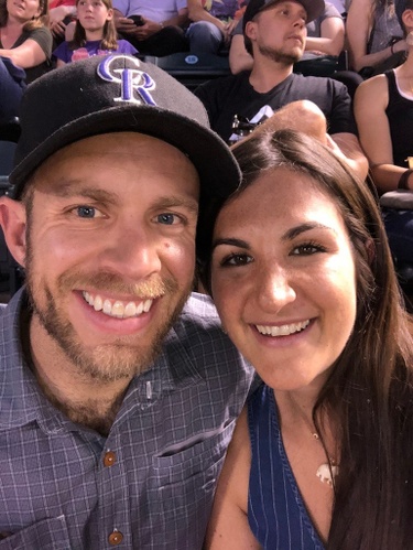 Our first Rockies game!