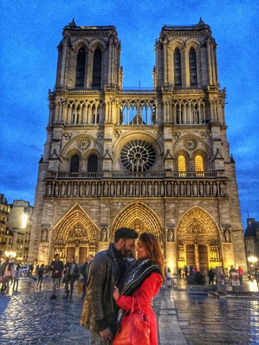 First time in Paris and first picture together ❤️