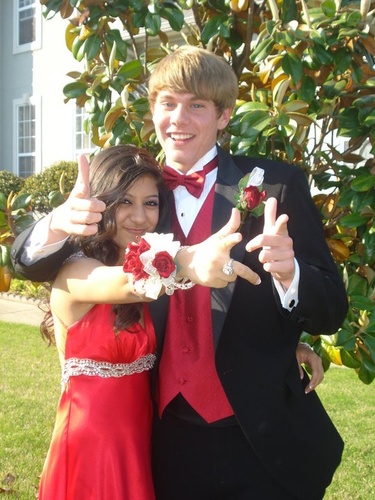 First prom together